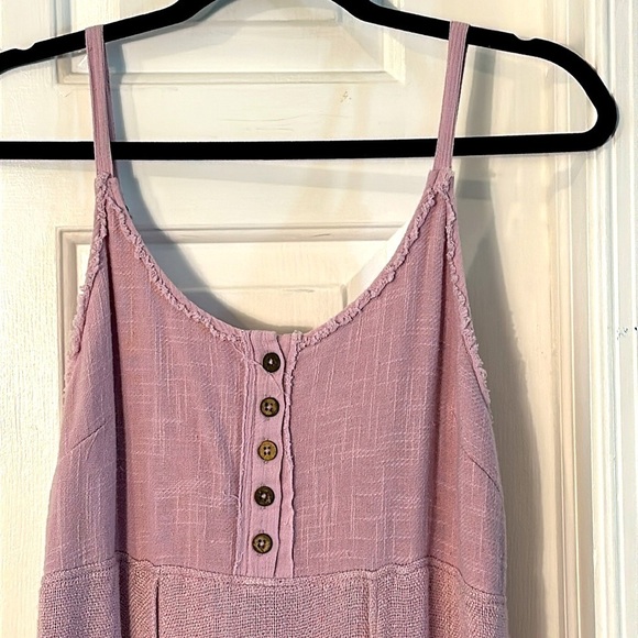Women’s Free People Endless Summer Lavender Swing  Low Back Pullover Midi Dress - Picture 4 of 12